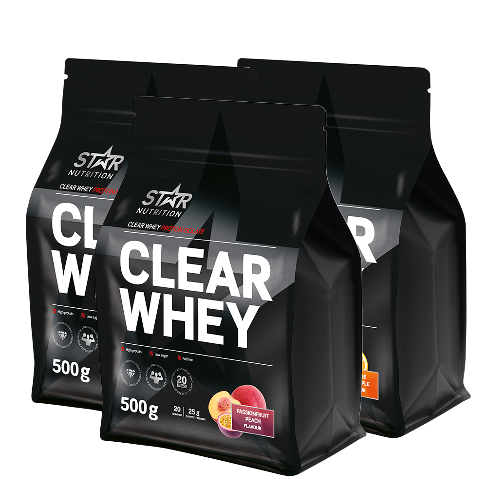 3 x Clear Whey Heraproteiini 500g