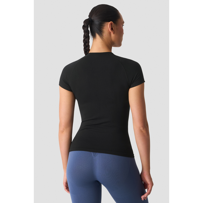Smooth Seamless T paita Musta