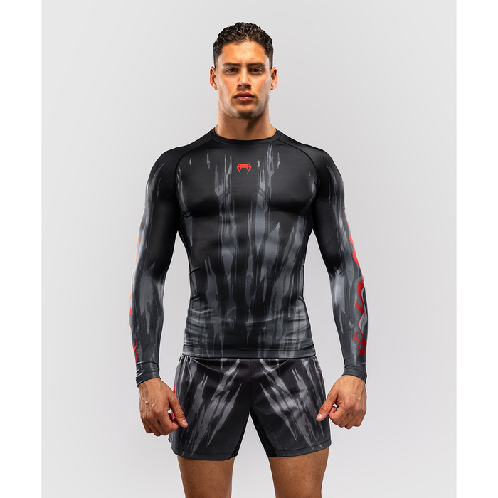 Venum Demon pitk&auml;hiha Rashguard Musta/Harmaa