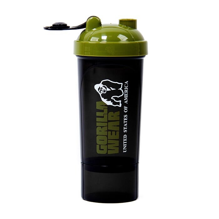Shaker Compact Black/Green 400 ml + 100 ml