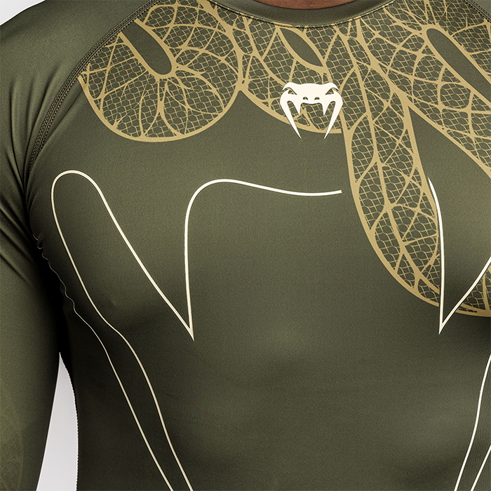 Serpenti Rashguard Pitk&auml;hihainen Khaki Pronssi Ivory