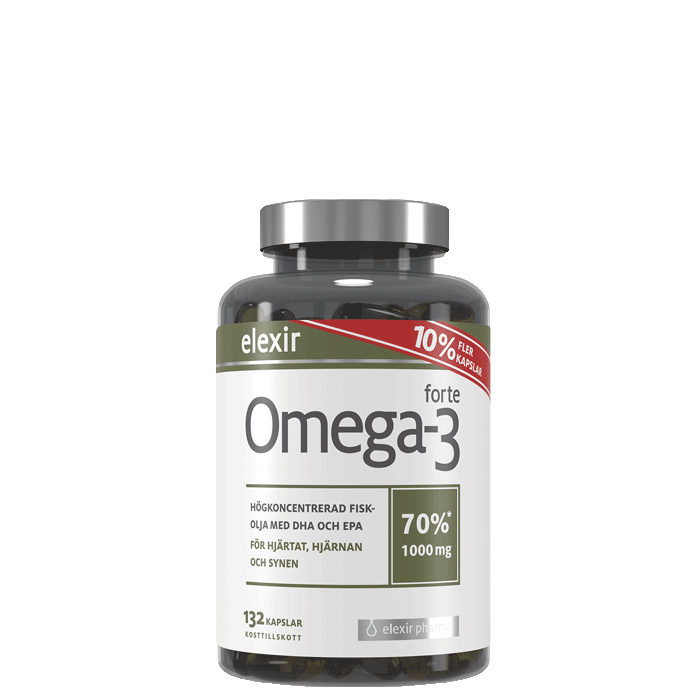 Omega-3 forte 1000 mg 132 kapselia