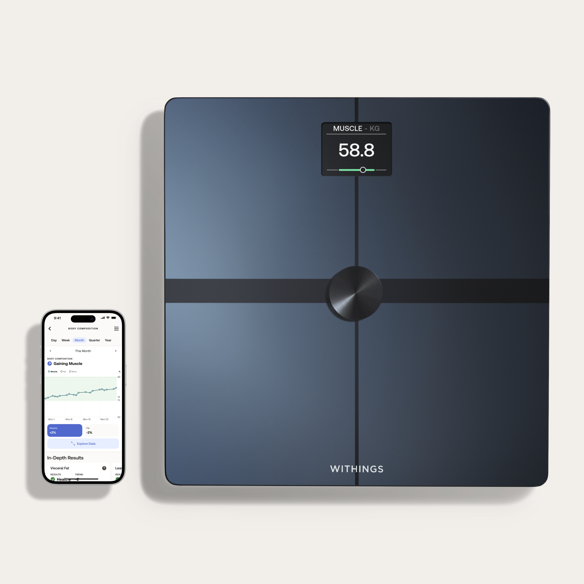 Body Smart Diagnostic Henkil&ouml;vaaka Musta