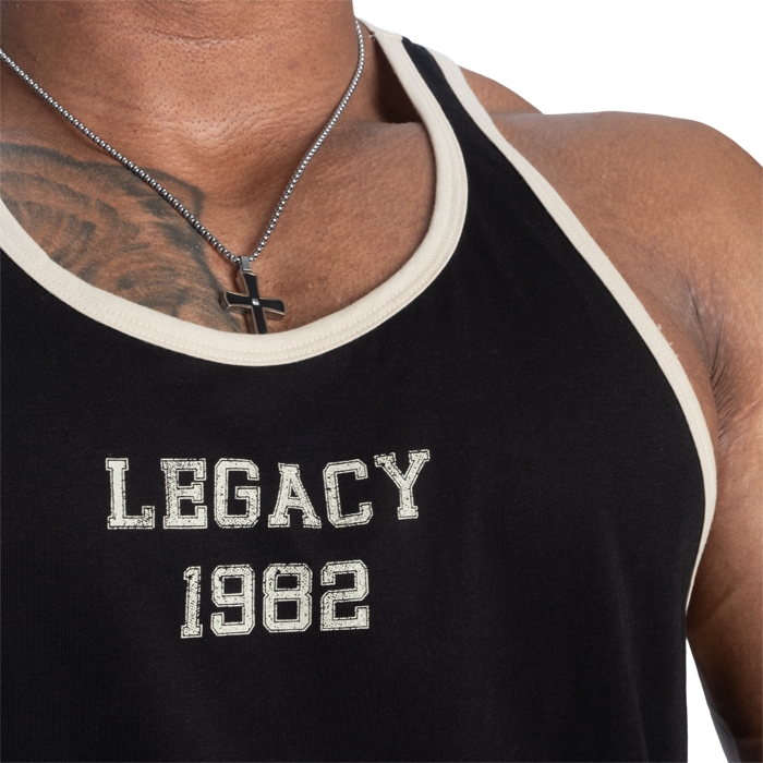 Legacy Essential T‑Back Toppi Musta Beige