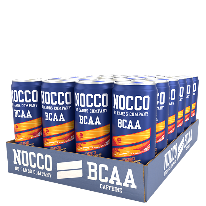 24 x NOCCO BCAA, 330 ml, Blood Orange del Sol