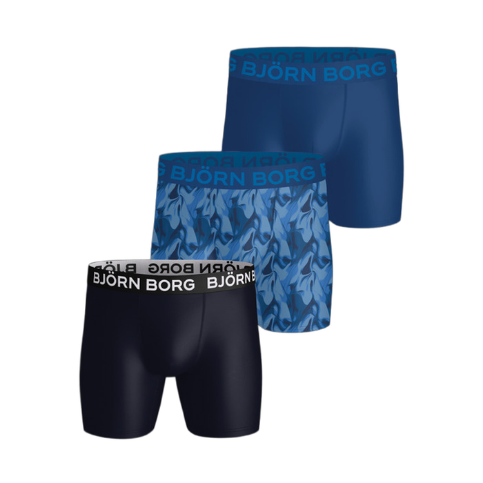 Sport Microfiber Bokserit 3‑pakkaus