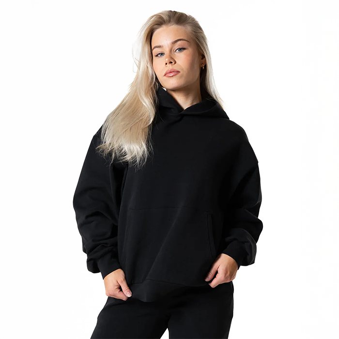 Clean Oversized Huppari Musta
