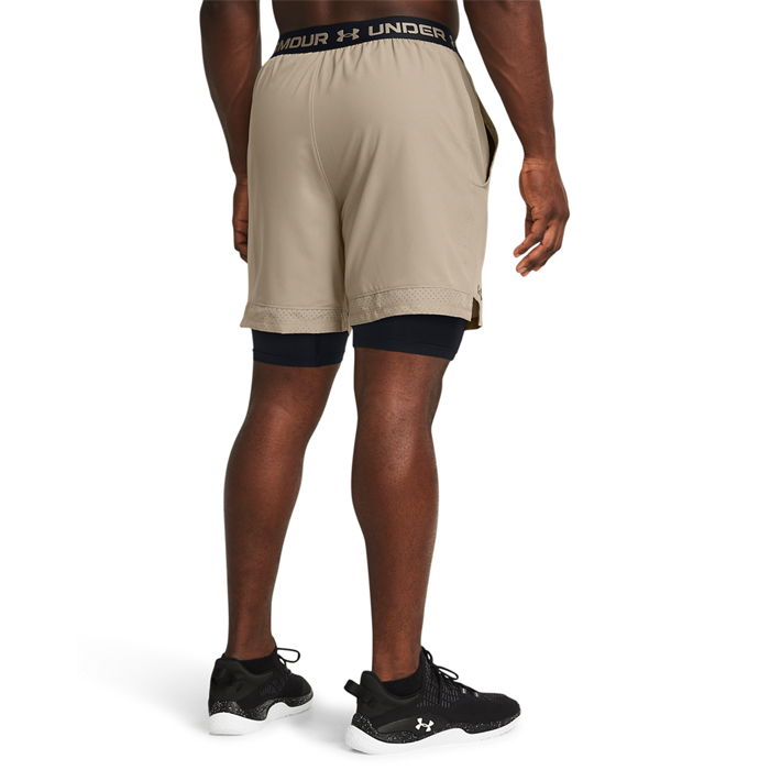 Vanish Woven 2-in-1 Shorts Beige