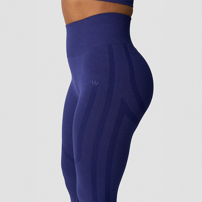 Rush Seamless Tights Tummansininen