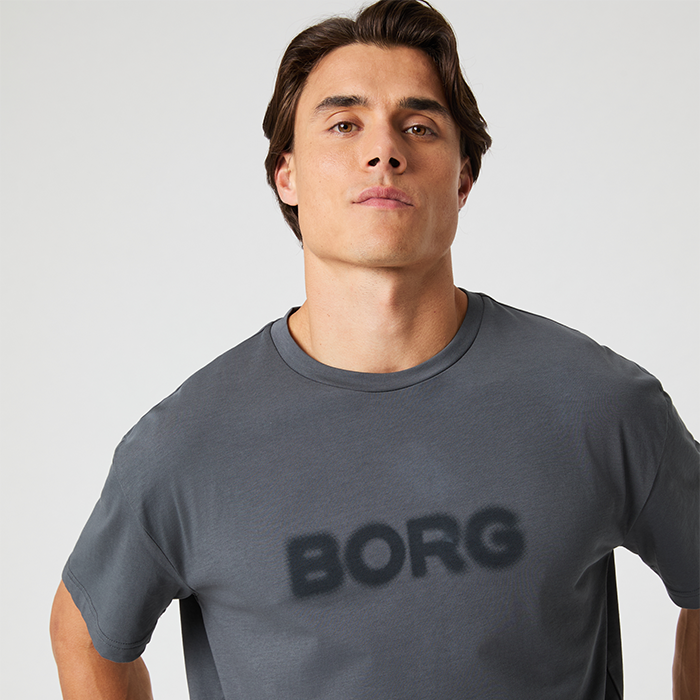 Borg Gym Oversized T-paita Harmaa