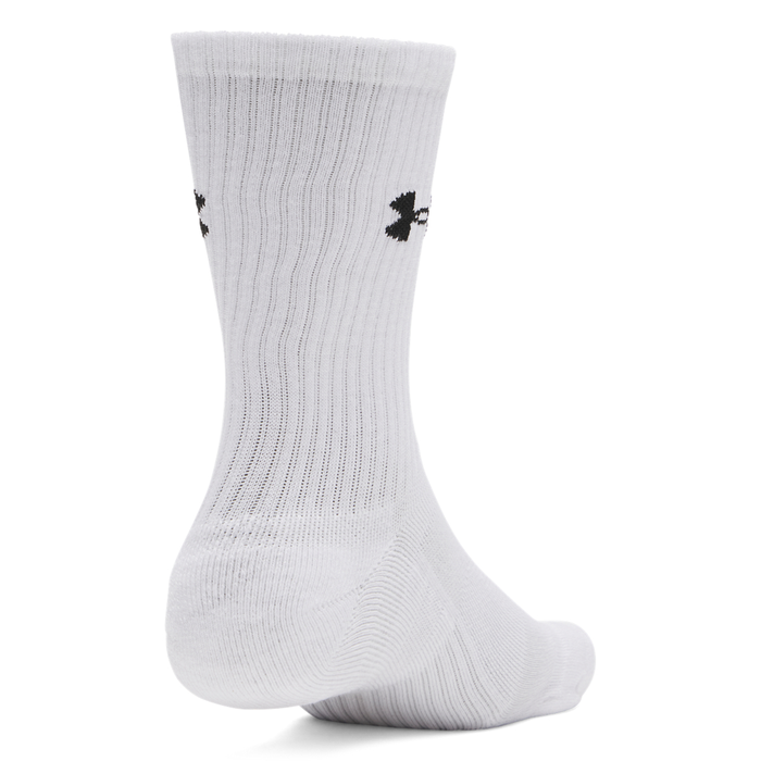 Performance Cotton Crew Sukat 3-pack Valkoinen