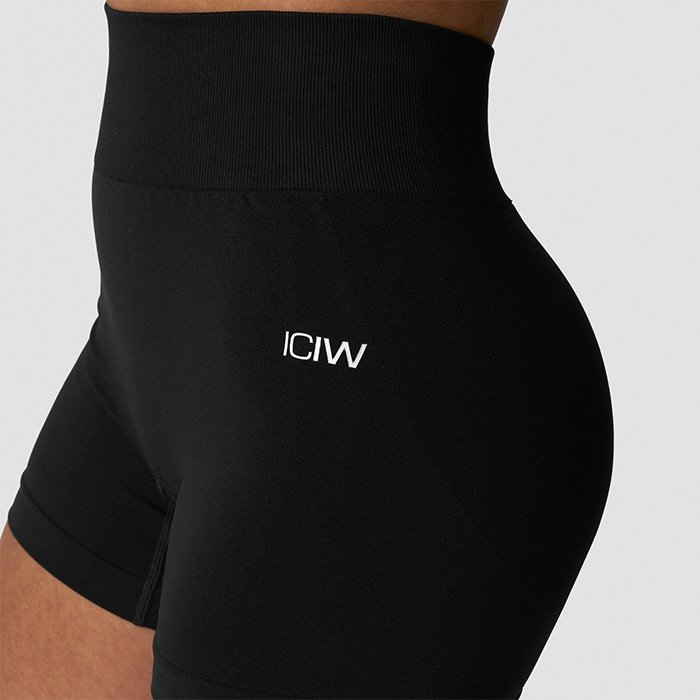 Smooth Midi Shorts Musta