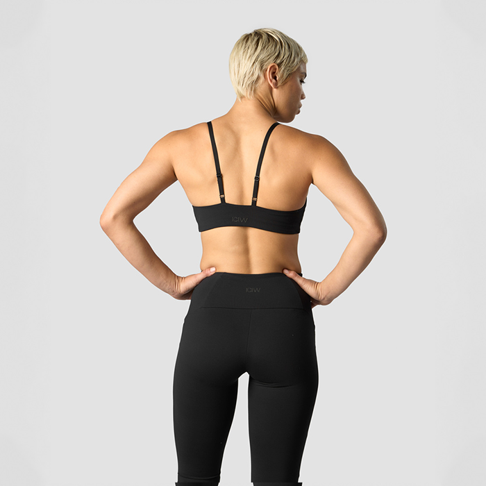 Nimble Adjustable Sports Bra Musta