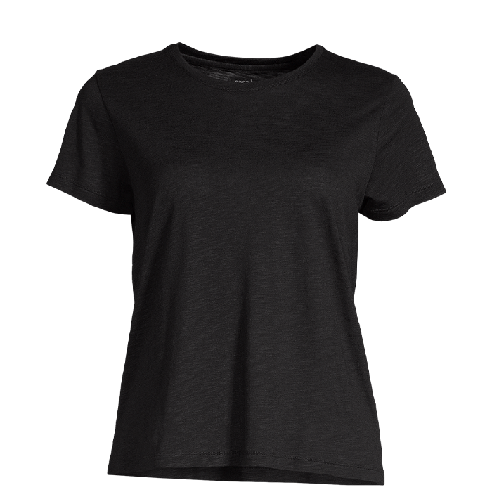 Soft Texture Tee, Black