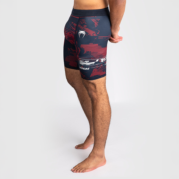 UFC Zenith by Venum Fight Week Vale Tudo -shortsit Sininen Punainen Harmaa
