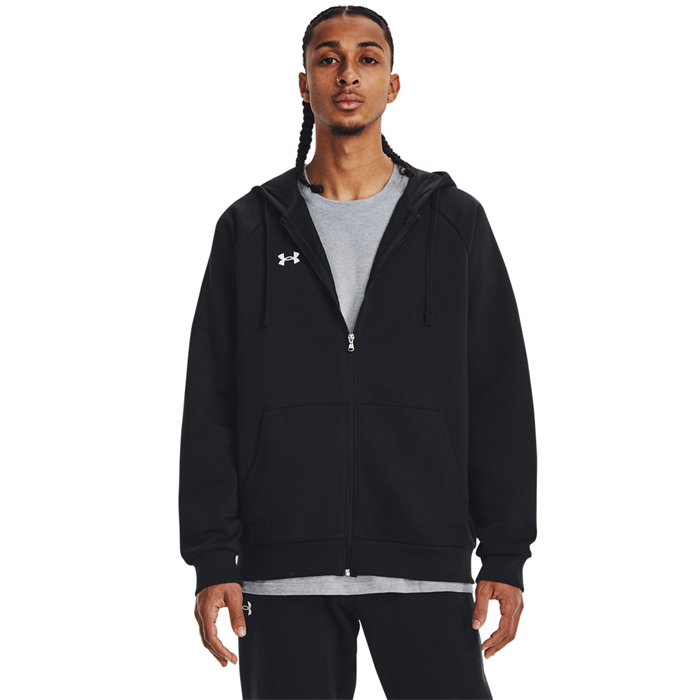 UA Rival Fleece FZ Huppari Musta