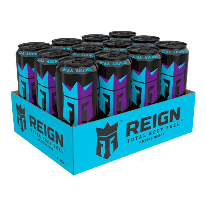 12 x Reign Energy, 50 cl, Razzle Berry