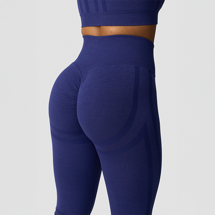 Rush Seamless Tights Tummansininen