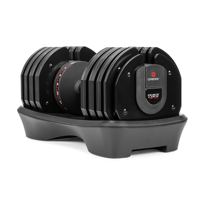 Gymstick Quick-Lock S&auml;&auml;dett&auml;v&auml; k&auml;sipaino 36 kg