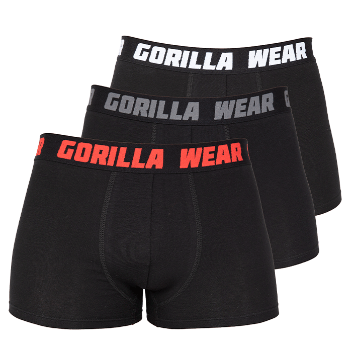 Gorilla Wear Boxershorts 3-pack Black
