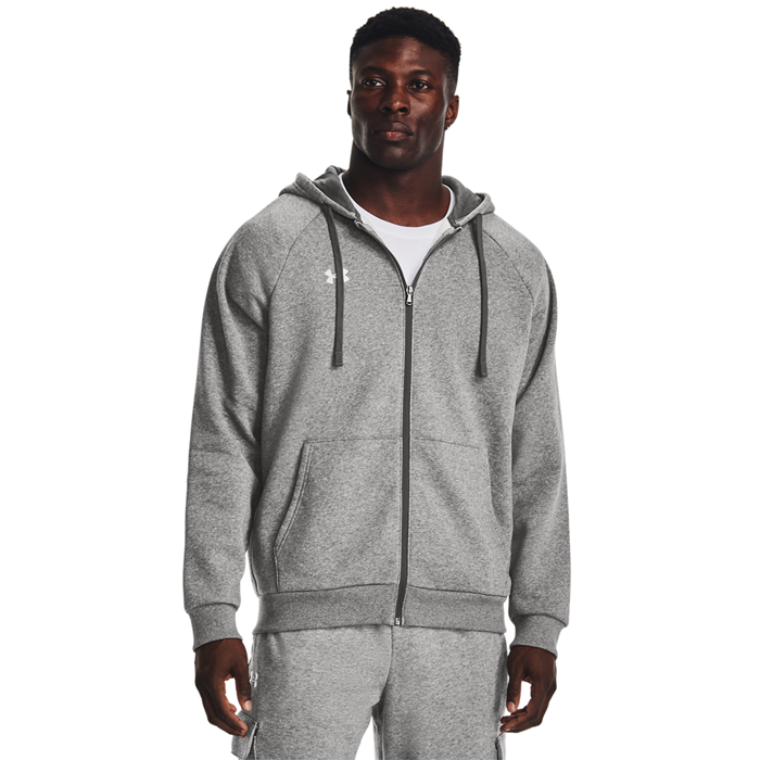 UA Rival Fleece FZ Huppari Harmaa