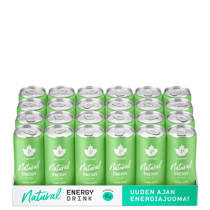 24 x Natural energy drink 330ml