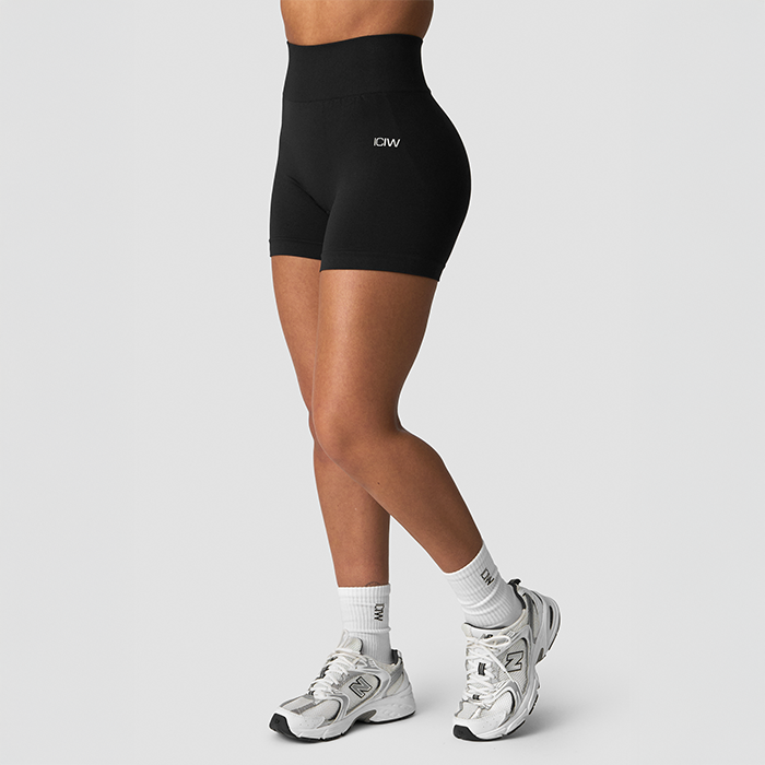 Smooth Midi Shorts Musta