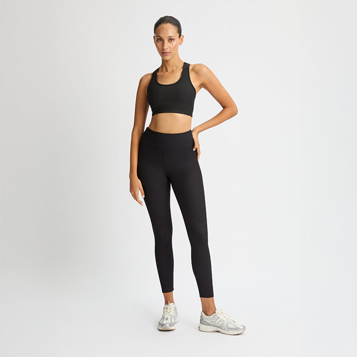 Ribatut Tights Musta