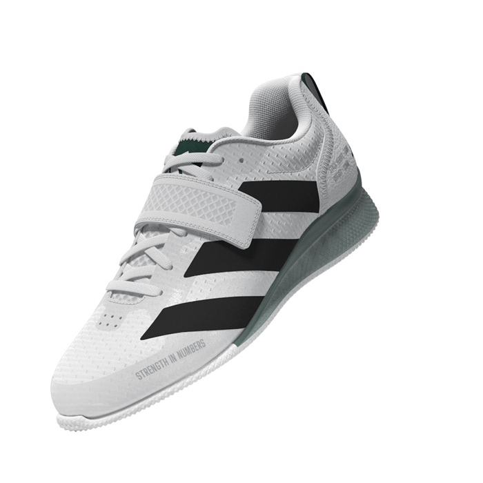 Adipower Weightlifting 3 Keng&auml;t Valkoinen Musta/Vihre&auml;