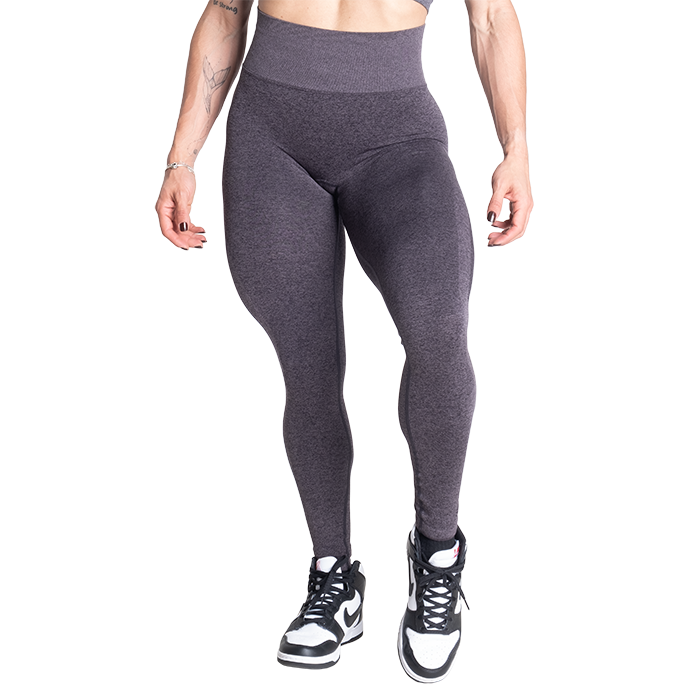 Curve Scrunch Leggings, Black Melange