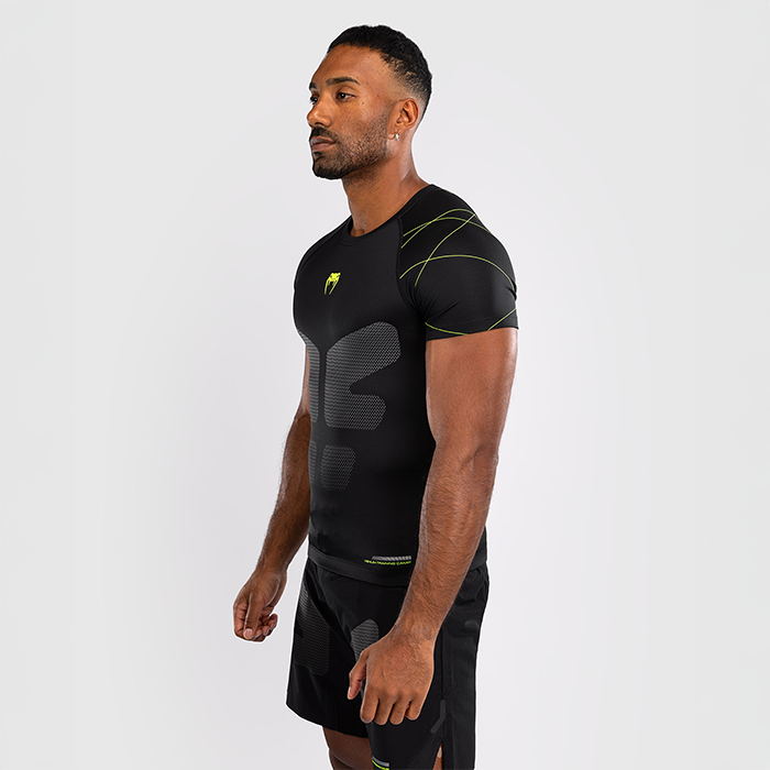 Training Camp 4.0 Rashguard Lyhythihainen Musta Vihre&auml;