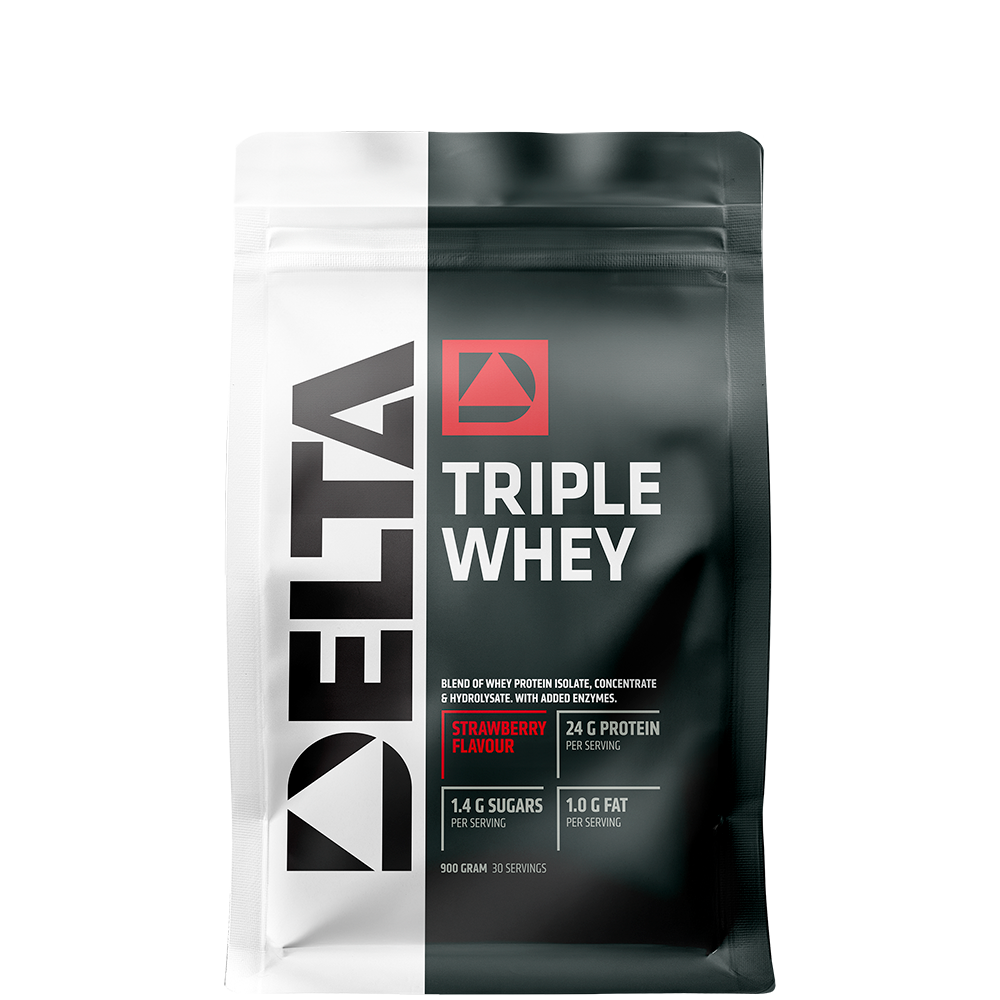 Triple Whey Heraproteiini 900 g strawberry