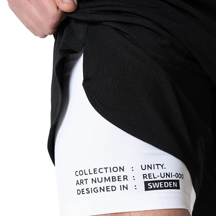 Unity Shorts Musta/Valkoinen