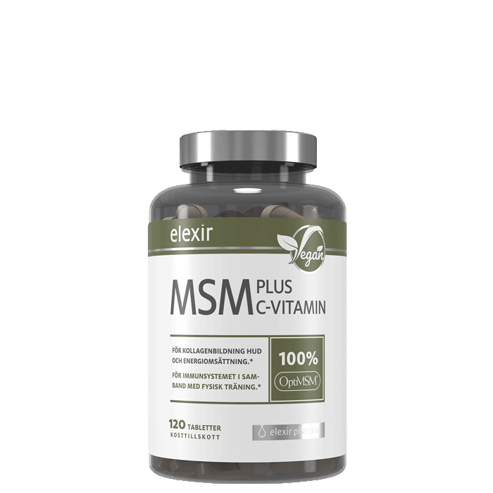 Elexir Pharma MSM + C Vitamin 120 tablettia
