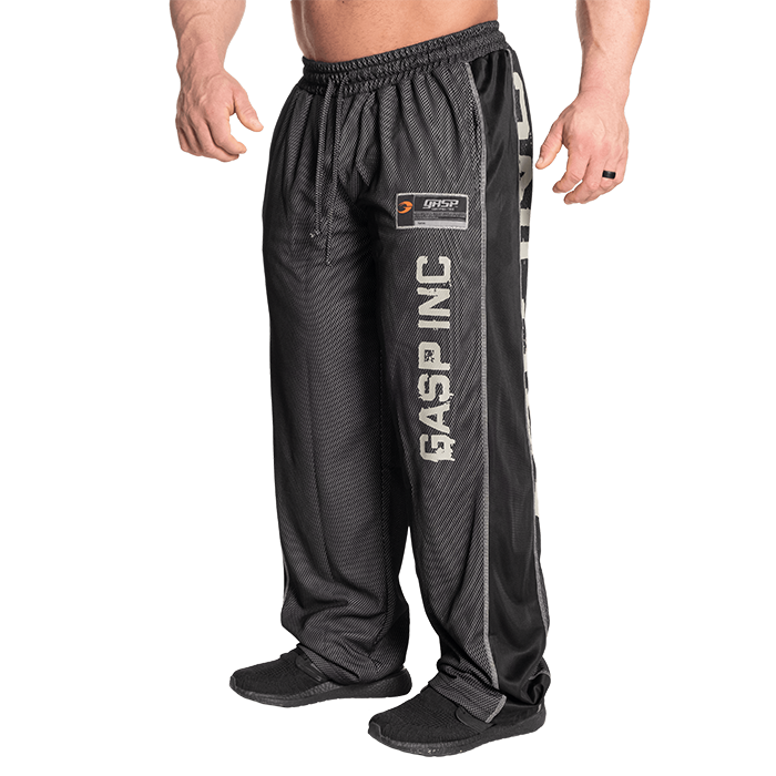 GASP No 1 Mesh Pants Short Length Black