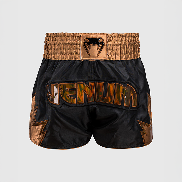 Inferno Muay Thai Shorts Musta Pronssi