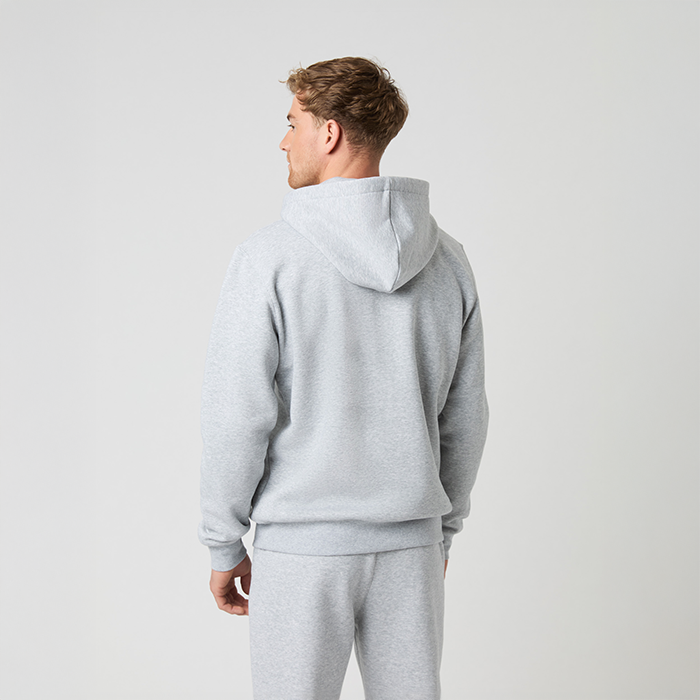 Centre Zip Hoodie Harmaa