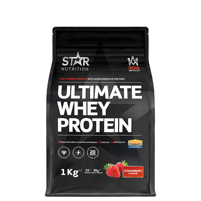 Ultimate Whey Heraproteiini 1 kg strawberry