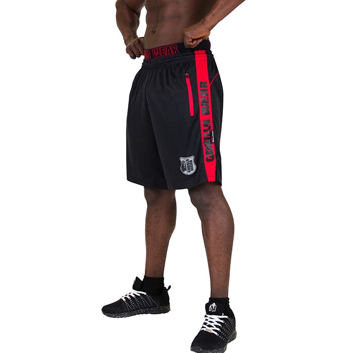 Shelby Shorts, Black/Red