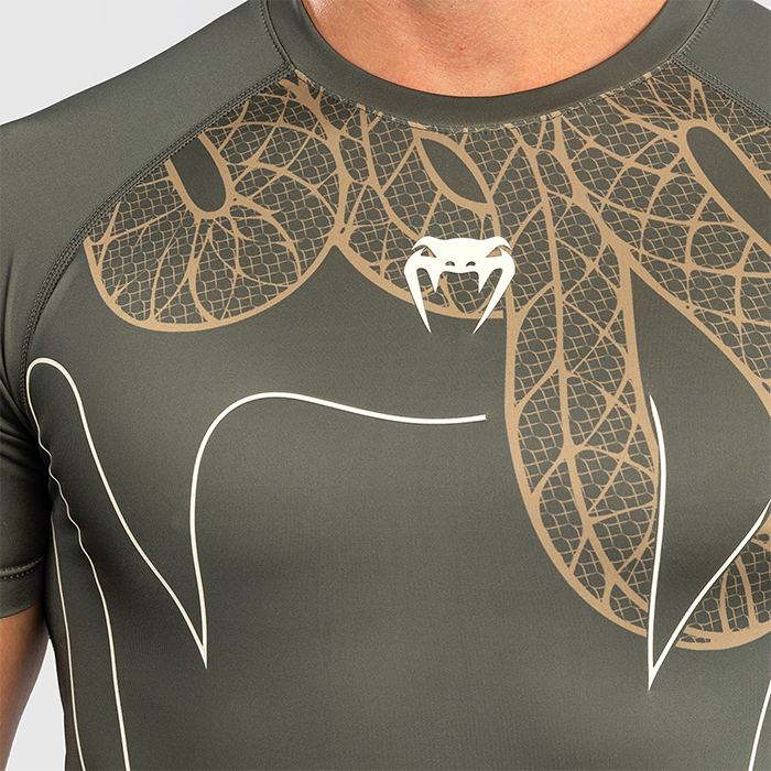 Serpenti Rashguard Lyhythihainen Khaki Pronssi Ivory