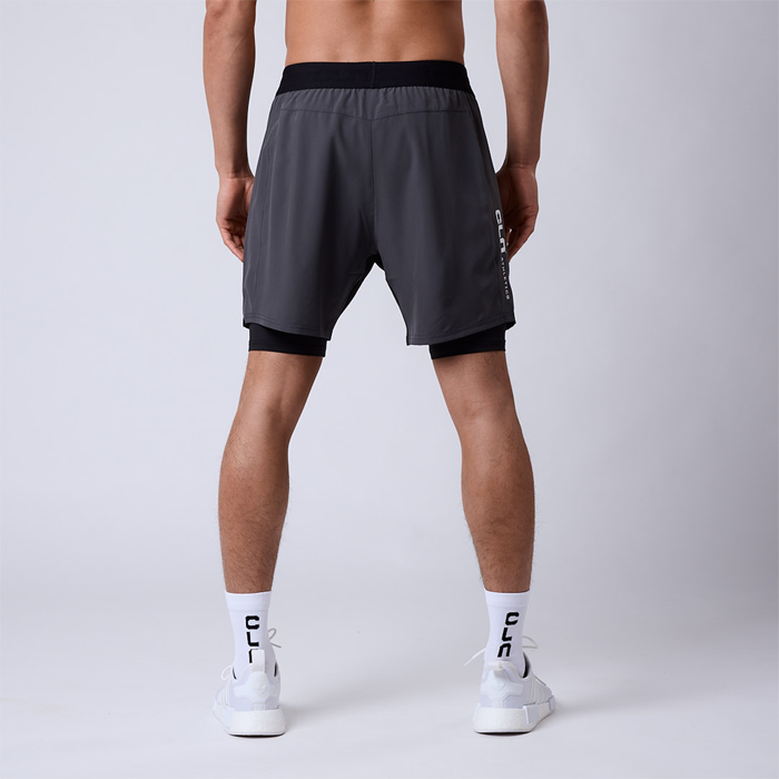 Rep 2 in 1 Shorts Harmaa
