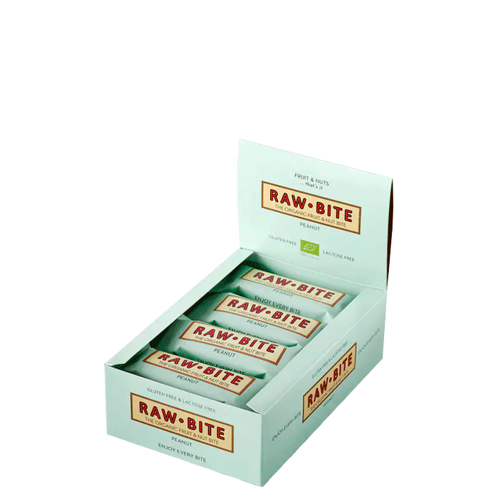 12 x Hedelm&auml;-p&auml;hkin&auml;patukka 50 g jordnot