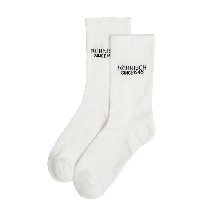 2-pack Logo Socks, White