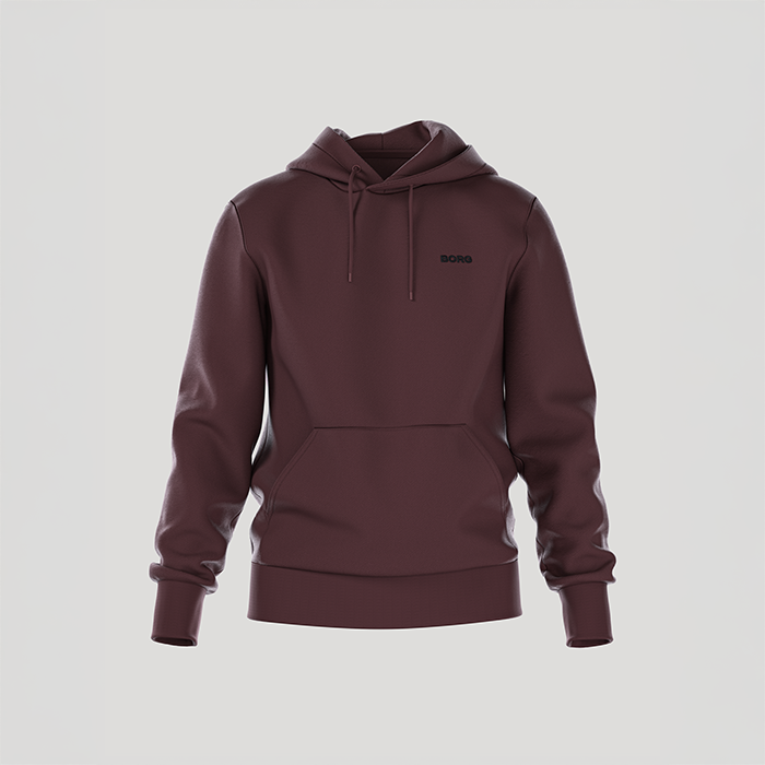 Borg Essential 4 Hoodie Ruskea