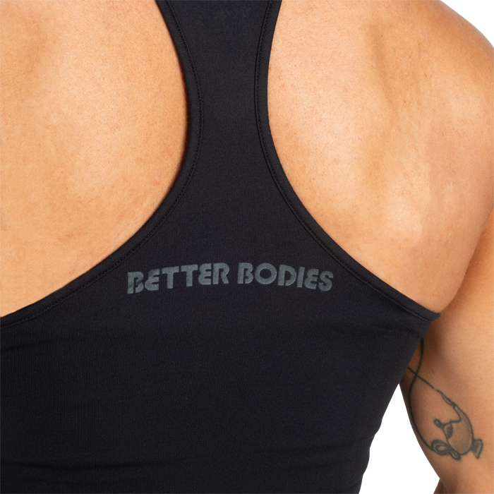 Performance Crop‑Halter Toppi Musta