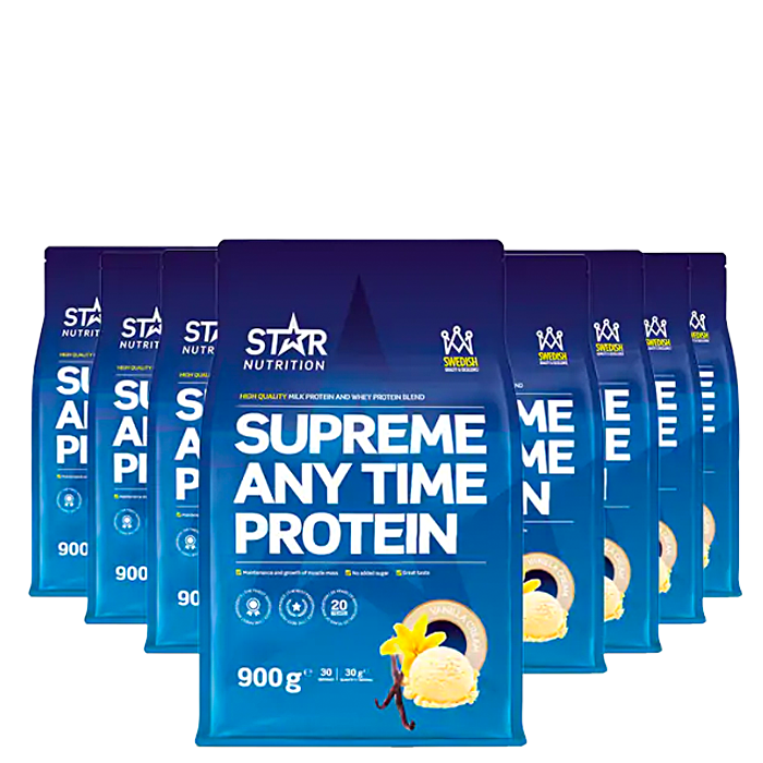 BIG BUY 8 x Supreme Any Time Whey Protein 900 g