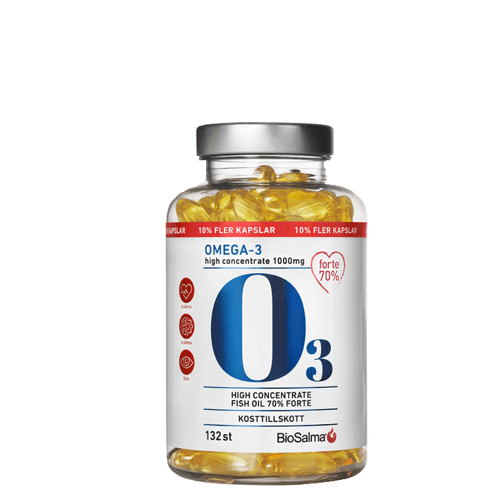 BioSalma Omega3 Forte 70% 1000 mg 132 kapslar