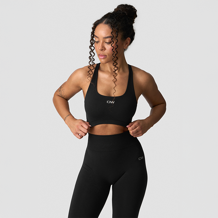 Smooth Seamless Urheiluliivit Musta