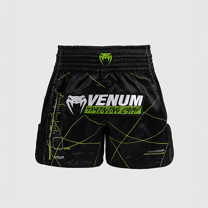Training Camp 4.0 Muay Thai Shorts Musta Vihre&auml;