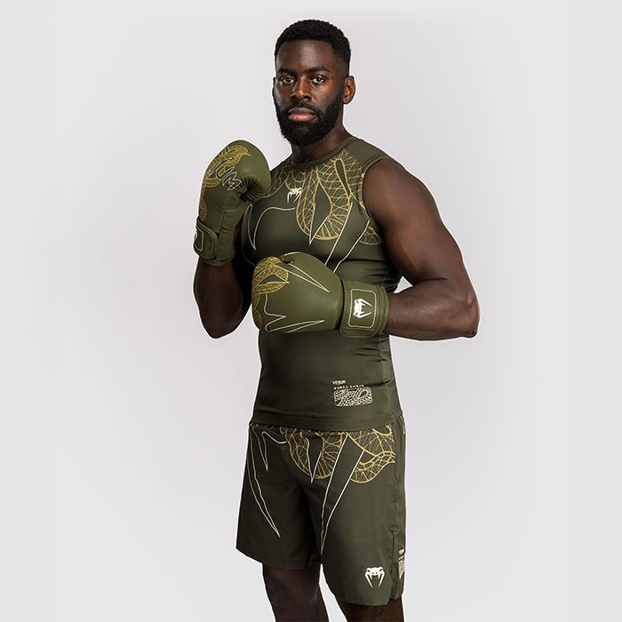 Serpenti Rashguard Hihaton Khaki Pronssi Ivory
